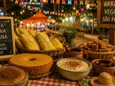 Festa junina vegana em São Paulo: a expansão da culinária inclusiva e sustentável nas festividades tradicionais