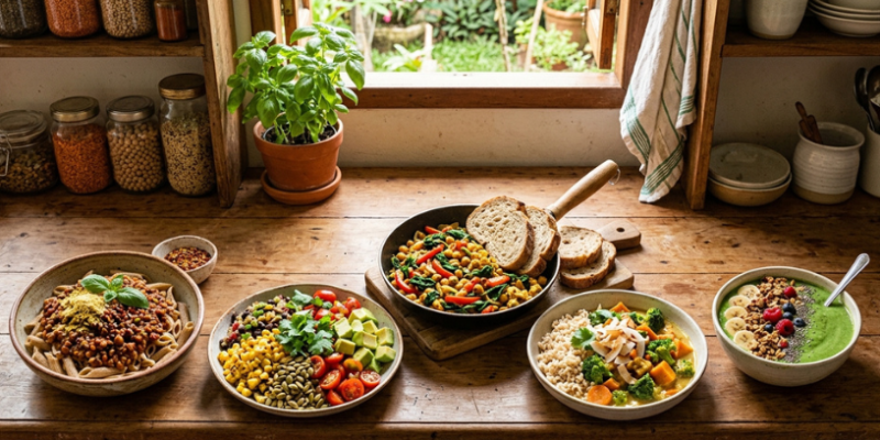 Receitas veganas com mais proteína ganham espaço: 5 ideias práticas que mostram a nova fase da cozinha plant-based