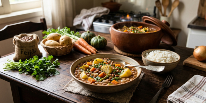 Receita vegana barata: feijão com batata e legumes aproveita alimentos que ficaram mais acessíveis em setembro